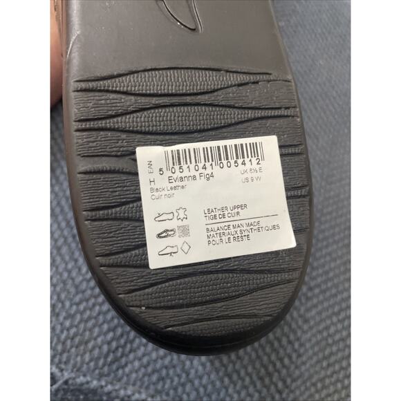 NEW Clarks Collection Evianna Black Leather Comfort Loafers Shoes Sz 9 NWOB - Picture 8 of 8